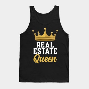 Real Estate Queen Realtor Tank Top